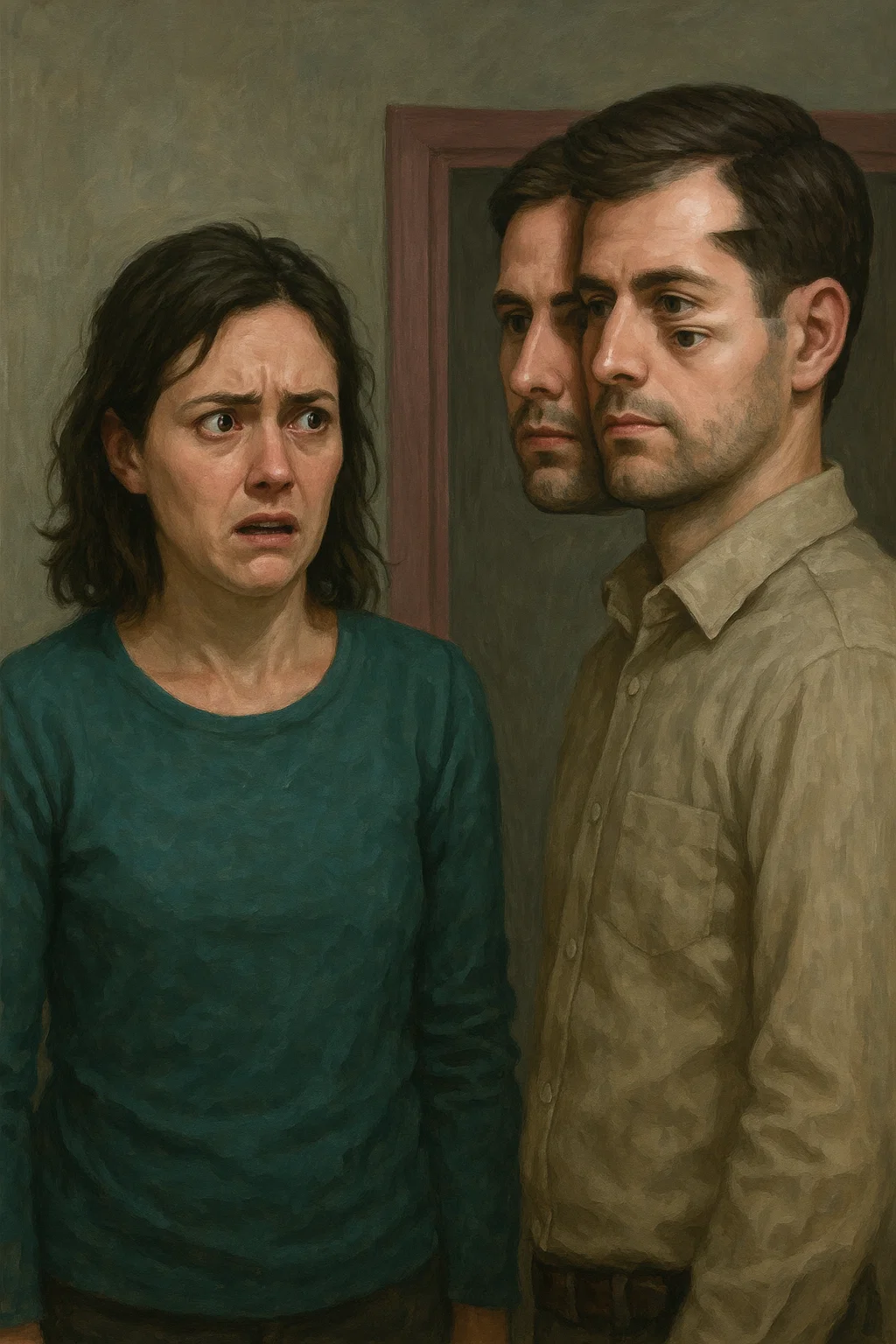 Il sosia dentro casa